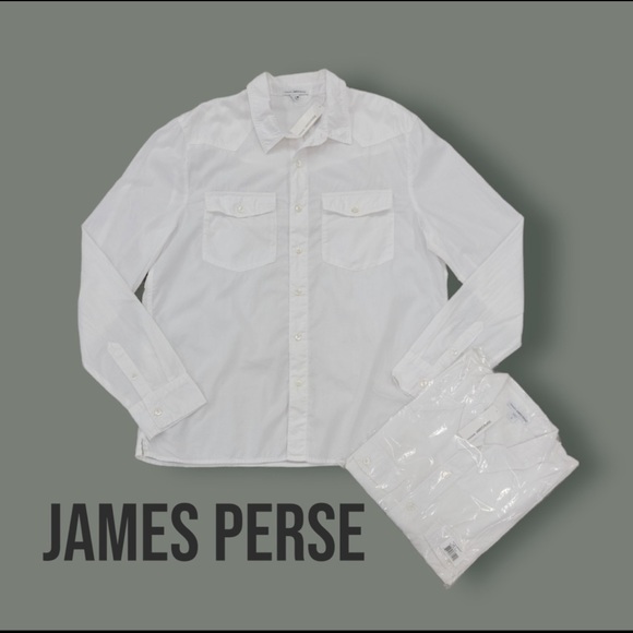 James Perse Standard Button Down - Picture 3 of 16